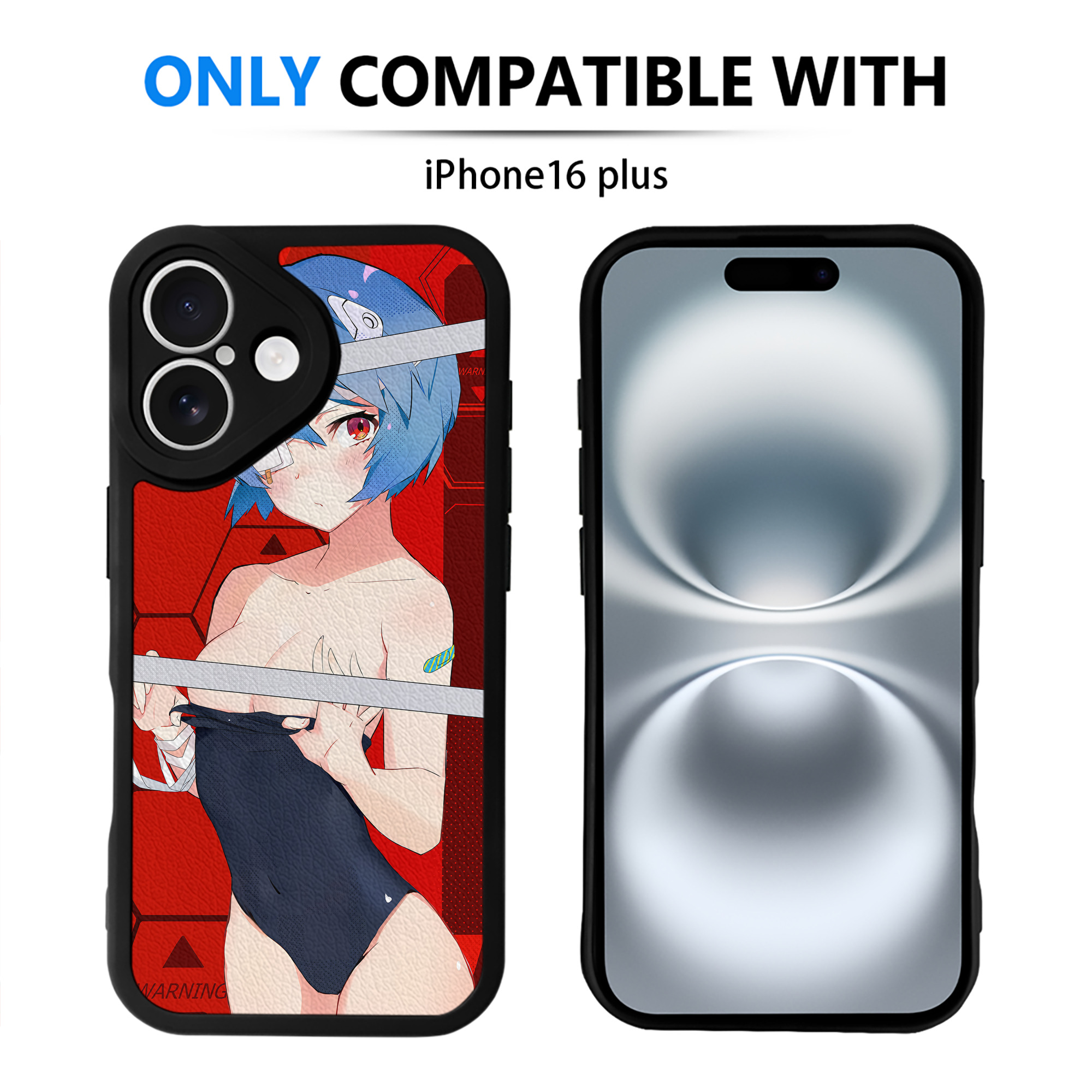 （画像用） EVA 新世紀エヴァンゲリオン 【iPhone 16シリーズ対応】シリコンスマホケース（レザー調） 材質：シリコン
